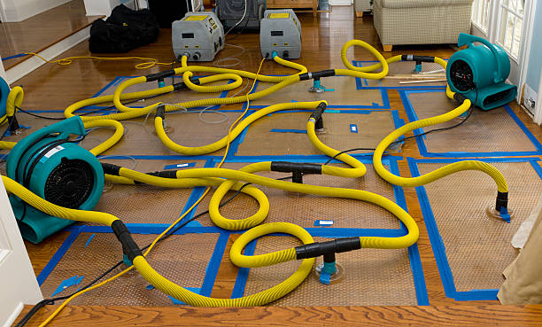 Professional Crawl Space Water Removal technician working in Baker, CA